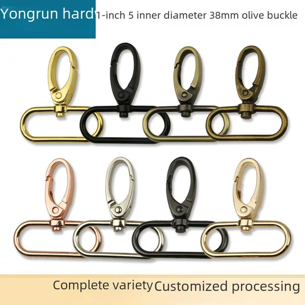 1 inch 5 handle buckle dog buckle bag chain connection buckle hardware hook buckle bag buckle bag hardware accessories inner diameter 3.8cm