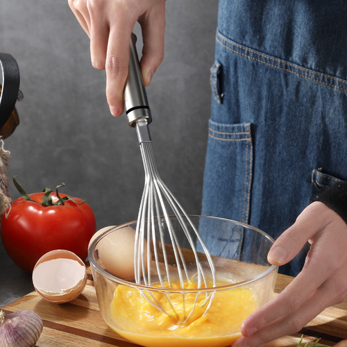 304 stainless steel egg beater wholesale baking tools cream mixer home kitchen egg manual beater