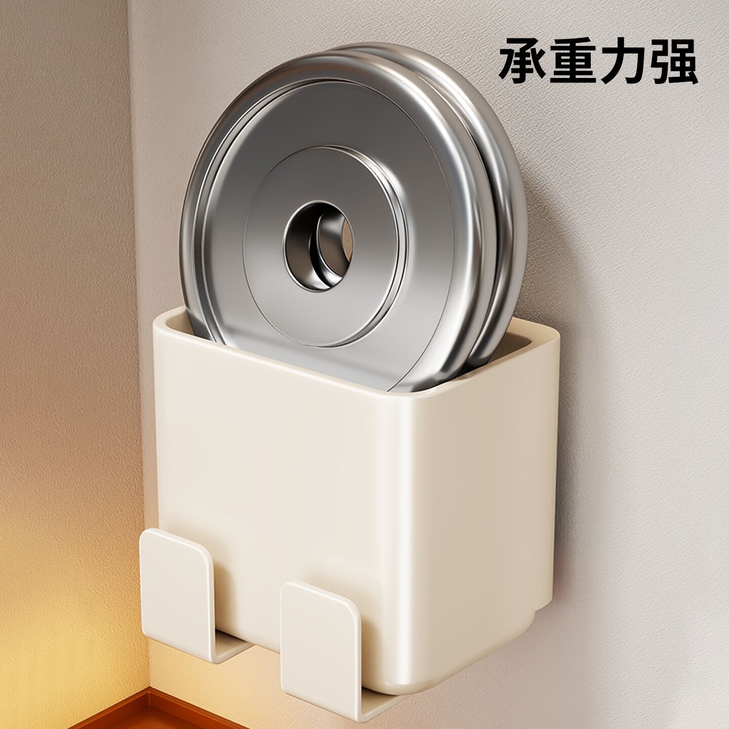 Organizador de Cepillos de Dientes de Pared Sin Perforación para Baño