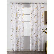 2026款 V6151 外贸代发跨境新款大理石纹金箔压印高端白色