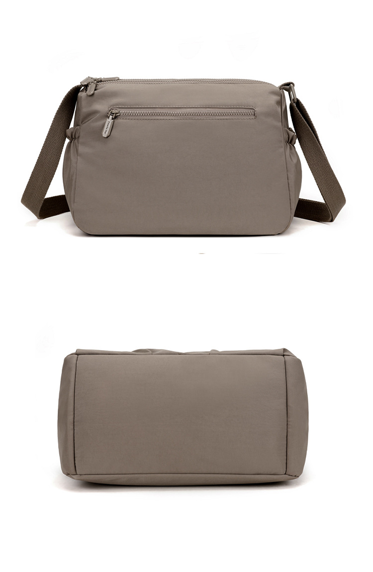 Colorful Fox's new nylon fabric women's crossbody bag, water-resistant crossbody bag, lightweight single-shoulder multi-layered crossbody bag undefined