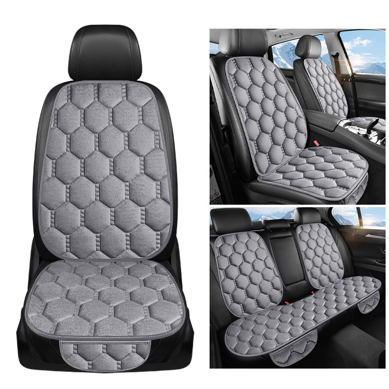 Winter Short Plush Car Seat Cushion Universal Seat Cushion Cross-Border E-Commerce Hot-Selling Single-Piece Seat Cushion Full Car Seat Cover Five Seats