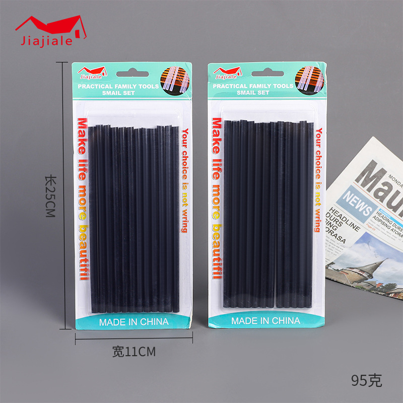 源头工厂厂家直销批发EVA热熔胶枪条手工diy低气味高品质7mm透明