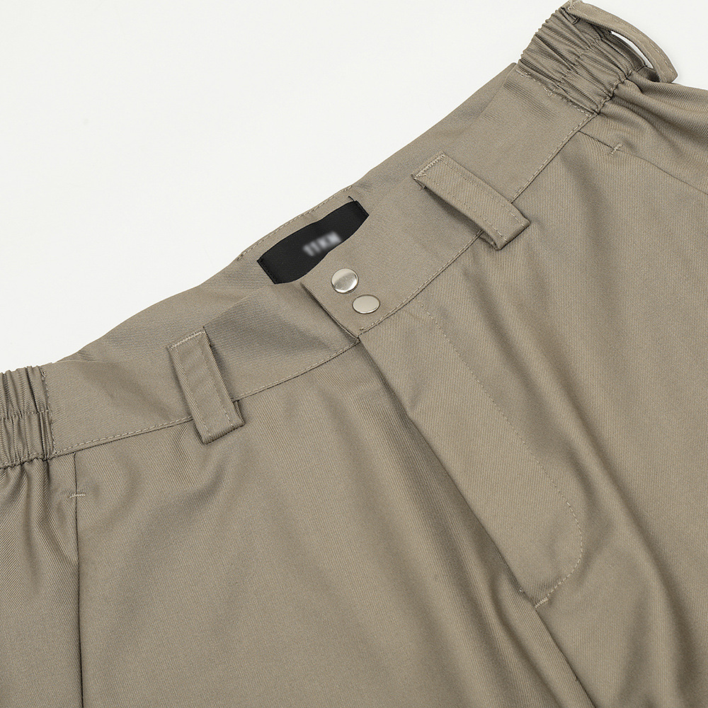 American Solid Color Drape Wide Leg Casual Trousers