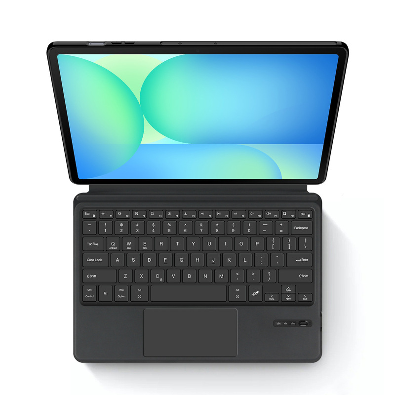 Samsung Galaxy Tab S10FE+ タブレット キーボードとレザー ケース 13.1inch オールインワン Bluetooth キーボードに適しています。|undefined