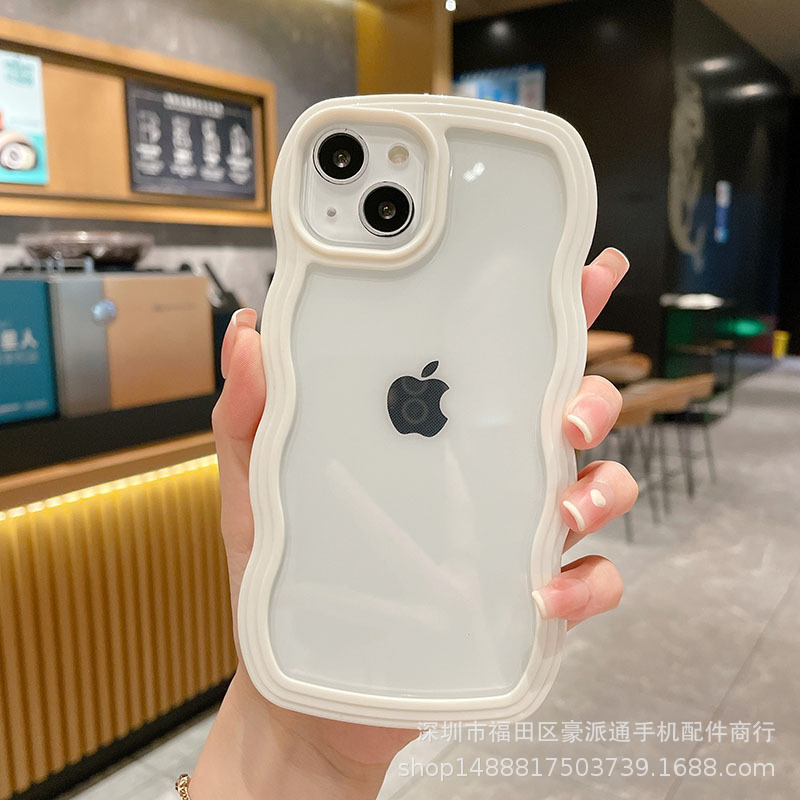 波辺insキャンディー色はiphone15proアップル16携帯ケース13新モデル14透明12転倒防止に適用されている|undefined