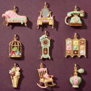��ɫ��ͨϵ��18K�¿�W���羳���͵�����ɫϵ��DIY���LŮ��ݮ�~