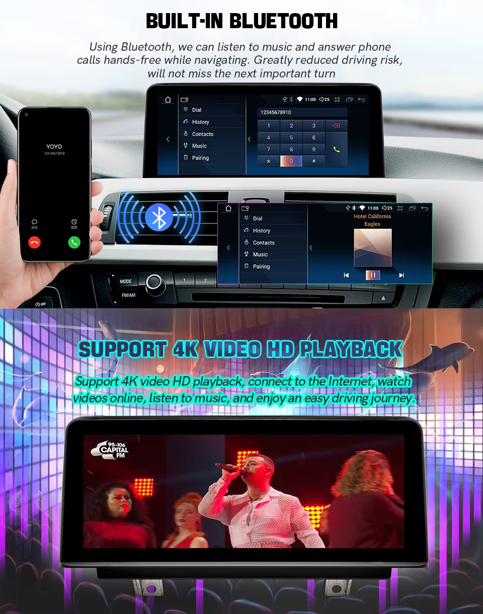 Suitable for BMW 3 Series 4 Series F30 F34 2013 - 2017 NBT car central control display navigation system