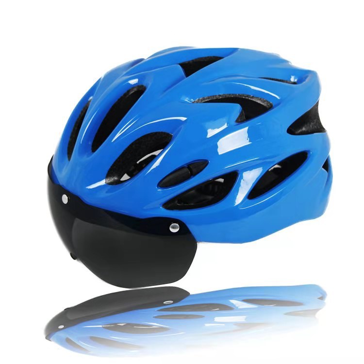 Gafas de bicicleta casco hombres y mujeres bicicleta de montaña bicicleta ciclismo equipo al aire libre casco