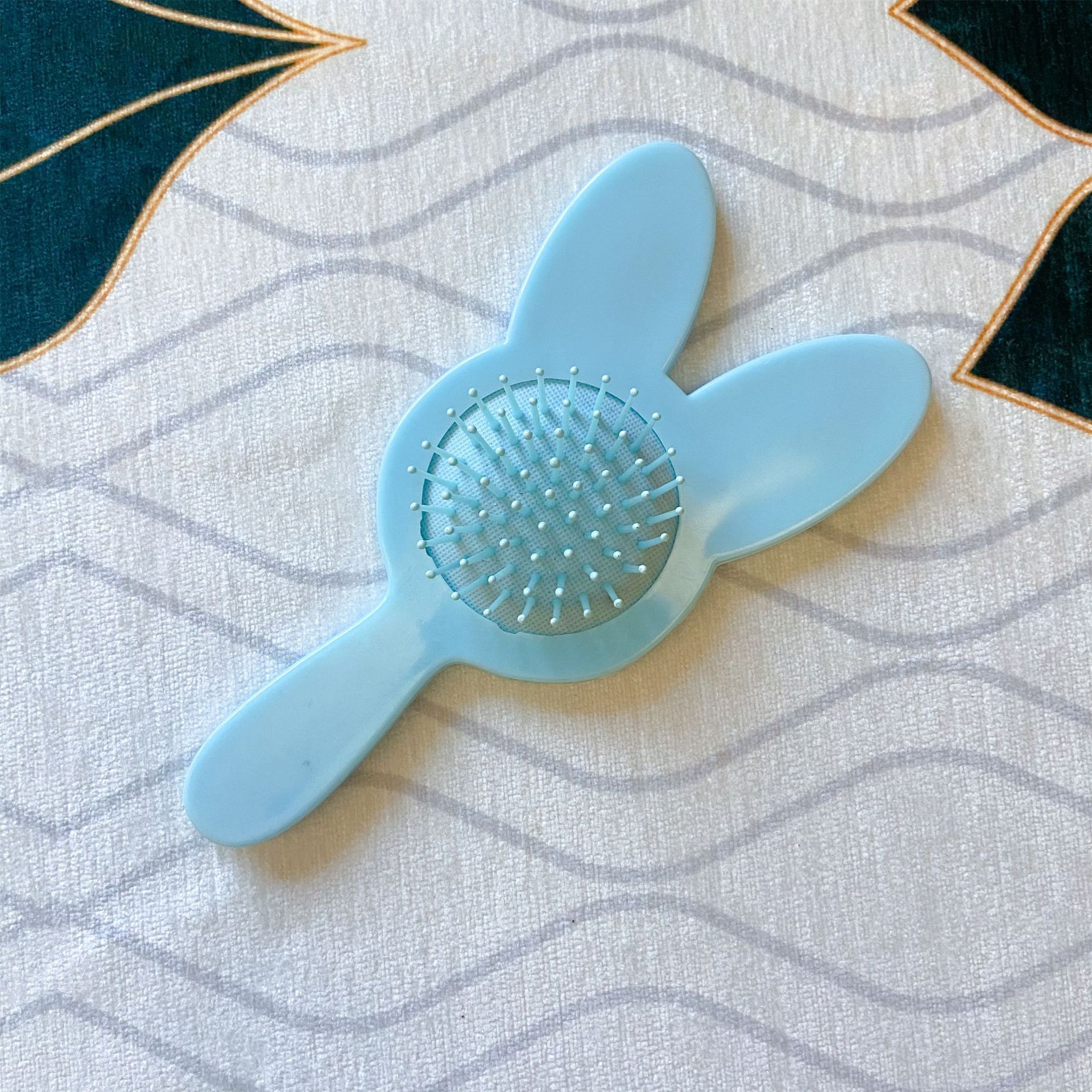 Pequeño peine animal de dibujos animados para niños cojín de aire peine de la muchacha bolsa de aire peine de pelo liso peine de la cabeza del cuero cabelludo masaje peine