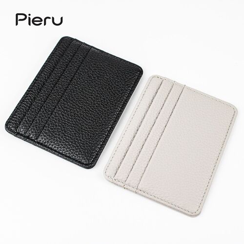 Cross-border best-selling new creative card holder with lychee pattern, ultra-thin mini card case, fashionable and casual multi-card slot card holder, wholesale