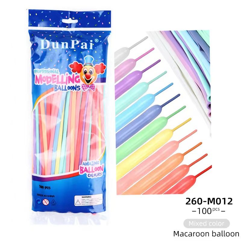 Dunpai shield magic balloon 260 pearlescent macaron metallic…