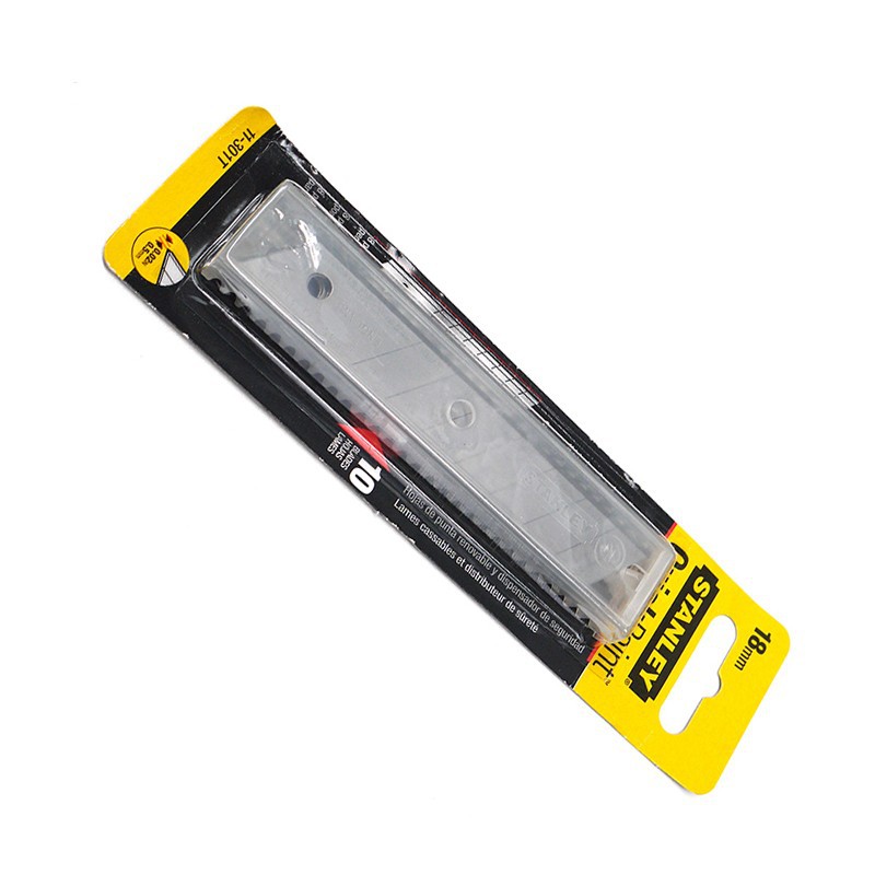 史丹利（STANLEY）美工刀刀片 11-301T-22刀片宽度18mm11-301T-22