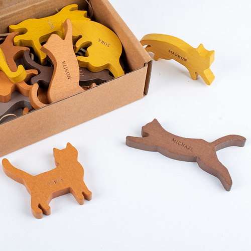 Animal balance stack high children's early education educational toys challenge building blocks building stacking wooden toys