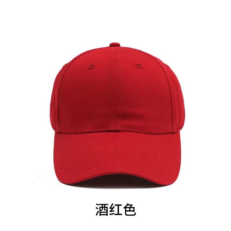 Gorra de béisbol de seis paneles de algodón puro, gorra publicitaria con logotipo personalizado bordado, gorra de sol para viajes al aire libre