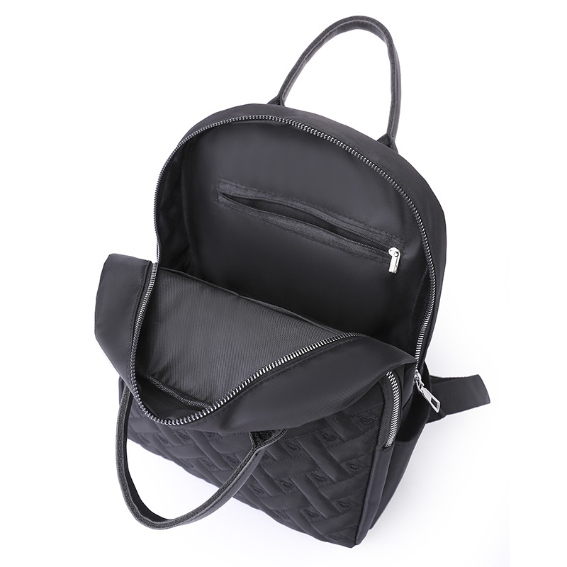 Venta al por mayor 2024 nueva mochila de tela Oxford para mujer de gran capacidad, mochila para computadora portátil de viaje de todo fósforo de moda