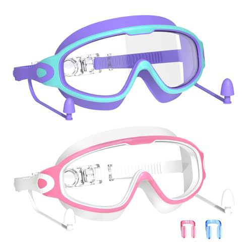 2100C 핑크, 화이트, 투명 + 그린, 퍼플, 투명 [노즈클립 귀마개 + 박스]