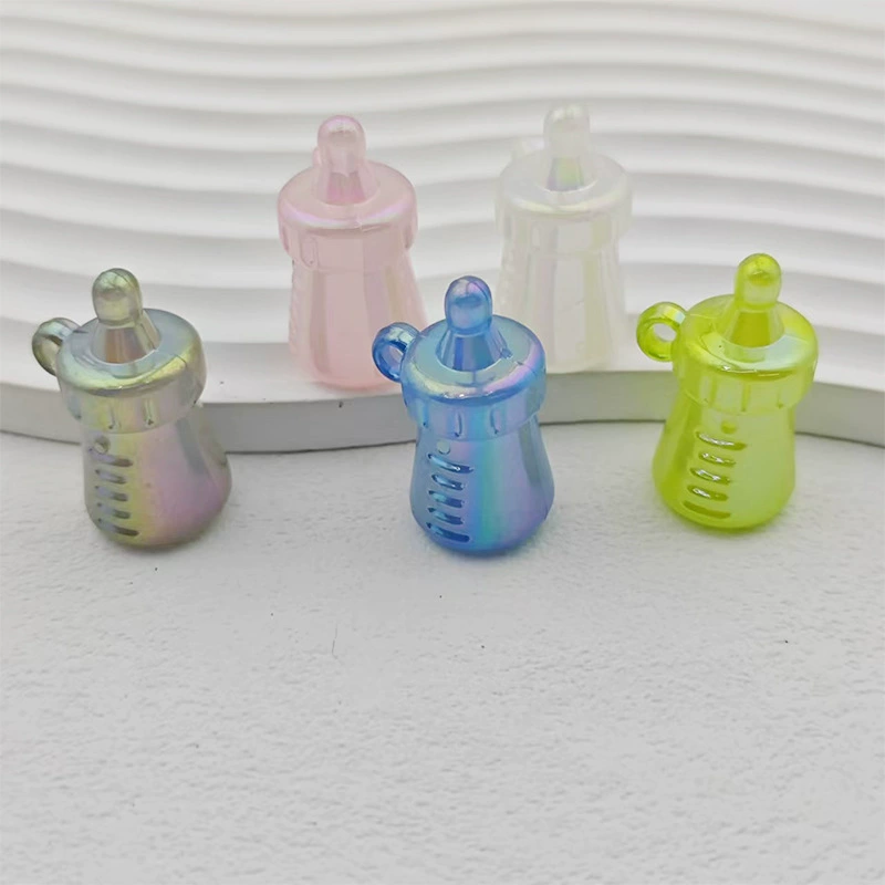 Acrylic feeding bottle, pendant, keychain, accessory, accessories, DIY