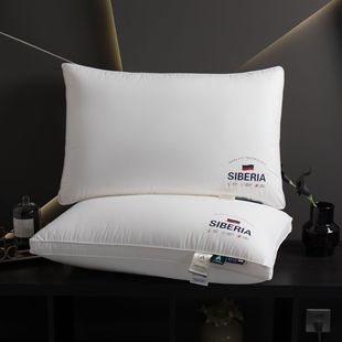 Class a Cervical Spine Protection Household Pillow Core, a Pair of Pure Cotton Hotel and B&B Pillows That Do Not Collapse or Deform