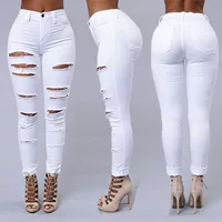 AliExpress желаю Amazon Ebay, новые европейские и американские рваные джинсы, женские леггинсы, женские джинсы