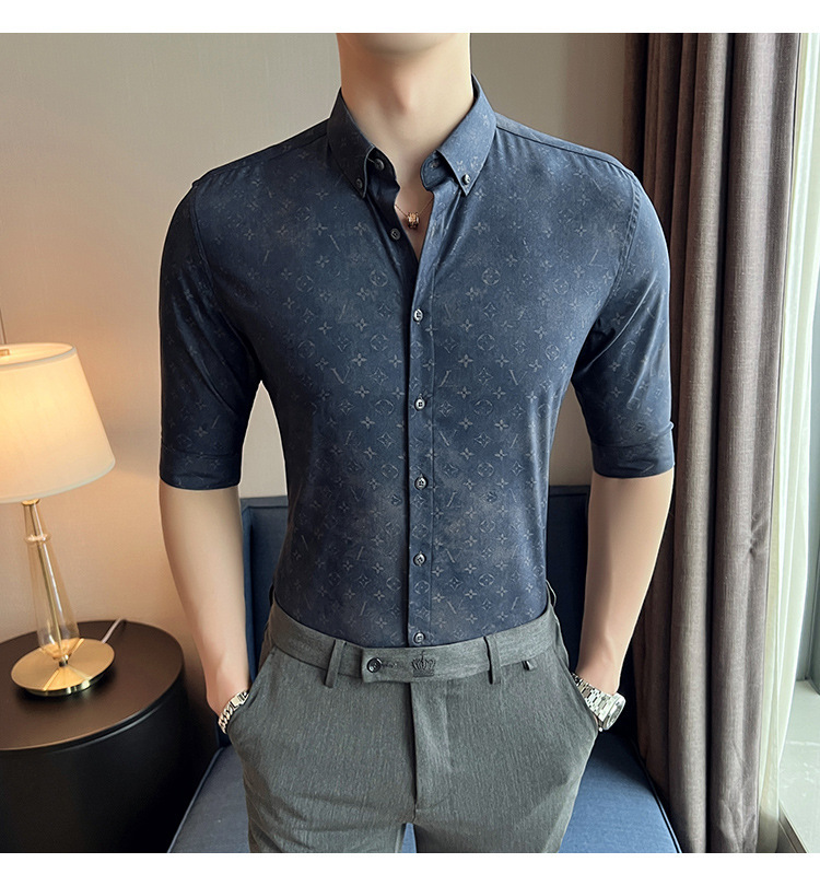 F5440 840K ÁO SƠ MI NAM HEYTYOR DÁNG ÔM BODY GỢI CẢM SEXY PHONG CÁCH HÀN QUỐC HỌA TIẾT HOA THỜI TRANG NAM G03 SẢN PHẨM MỚI
