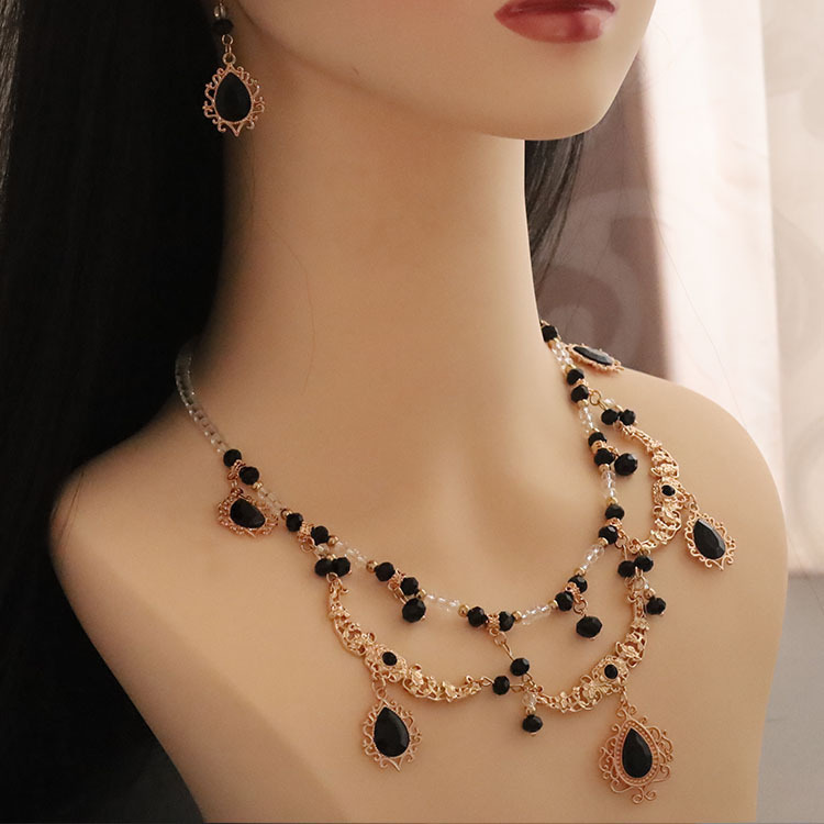 Original Jewelry Ancient Style Hanfu Summer Exotic Style Daily Collar Tang Style Classical Ethnic Costume Wreaths Necklace Original Jewelry Ancient Style Hanfu Summer Exotic Style Daily Collar Tang Style Classical Ethnic Costume Wreaths Necklace