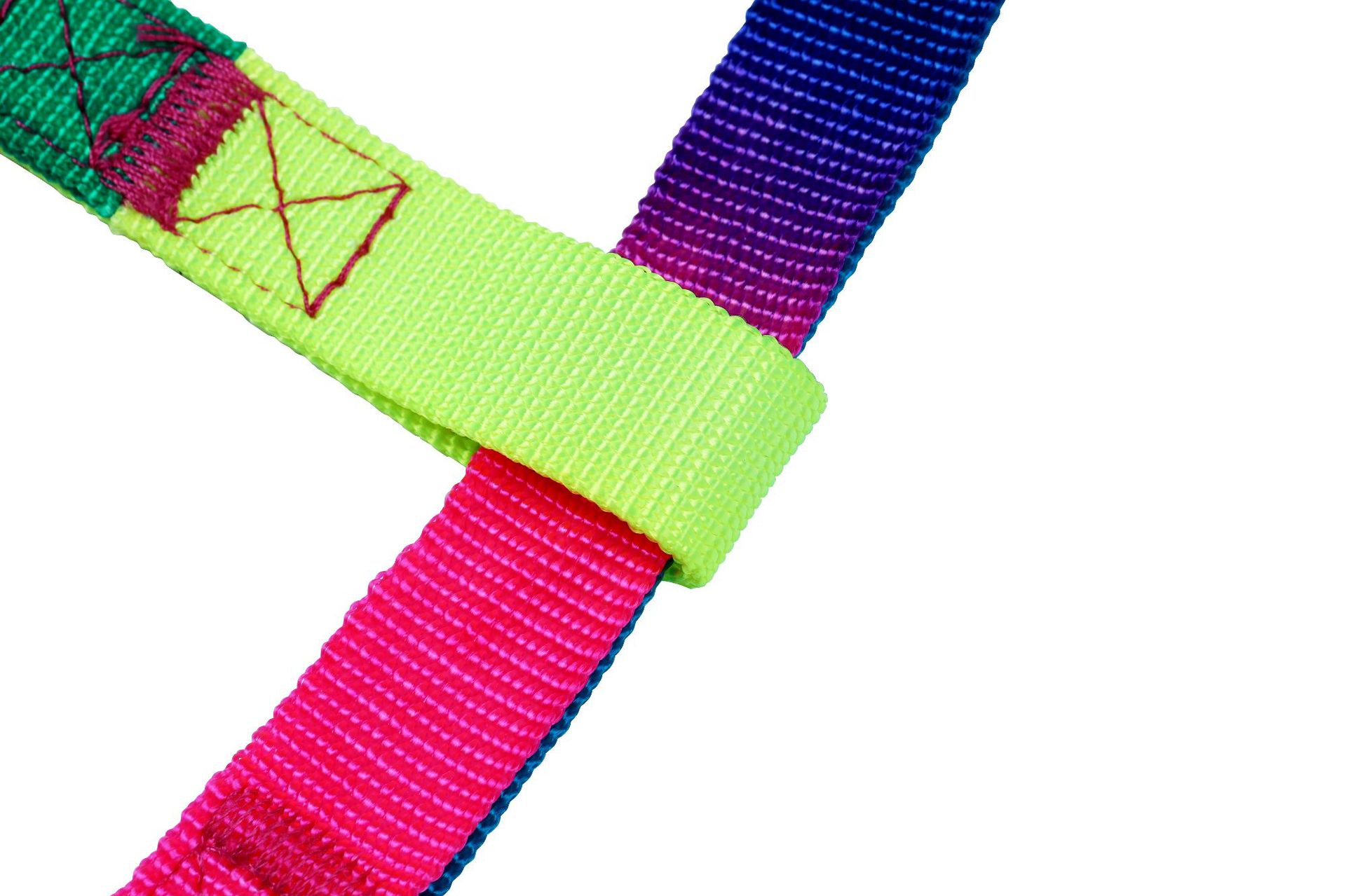 Suministros para mascotas perro colorido cuerda de tracción correa para el pecho perro cuerda para caminar mascota pequeña y mediana cuerda correa para el pecho al por mayor