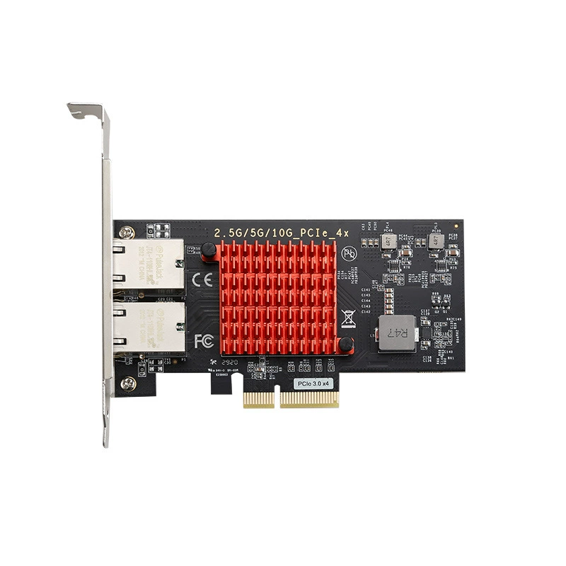 Wanzi сетевая карта x550 сервер оптоволоконная сетевая карта PCIE3.0X4 двойная -розетка сетевая карта