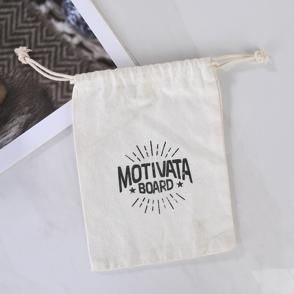 直销棉布束口袋款式平口帆布收纳小布袋电商通用礼品包装袋厂家包