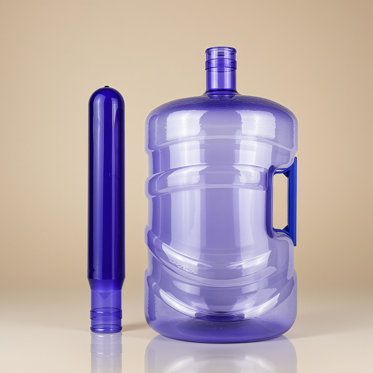 Al por mayor cinco galones desechables PET barril embrión material de grado alimenticio agua potable barril embrión fábrica suministro directo precio excelente