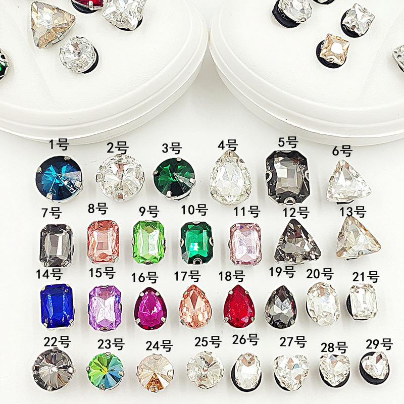 Factory Direct handmade DIY making hole shoes decorative buckle diamond stick good clip hole shoes accessories Crystal clip