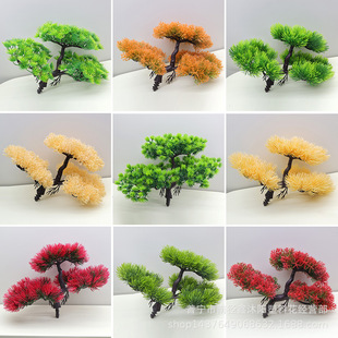 Creative Artificial Welcome Pine Bonsai Ornaments Living Room Office Entrance Hotel Desktop Chinese Soft Decoration Landscape Landscaping