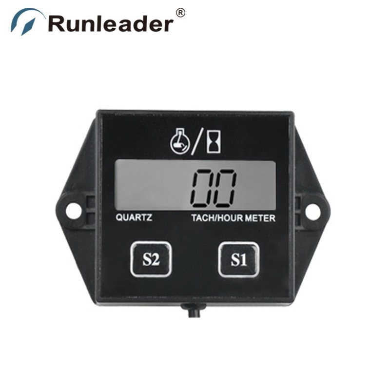 厂家直供2\4冲程摩托车转速计时器微耕机沙滩车卡丁车转速累时器