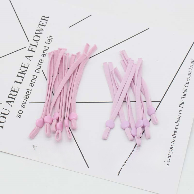 新品5mm口罩松紧带延长绳扣耳带KN95耳挂弹力带调节一次 性口罩Y8