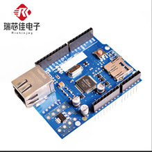 Ethernet W5100 R3 ������չ�� TF��+��̫����PoEģ�� ����UNO R3