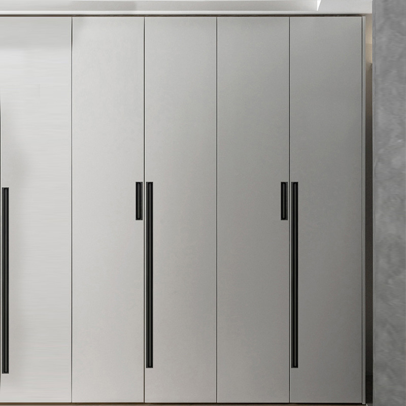 Slot-in embedded hidden pull handle extended invisible wardrobe cabinet door handle black sliding door hidden drawer handle