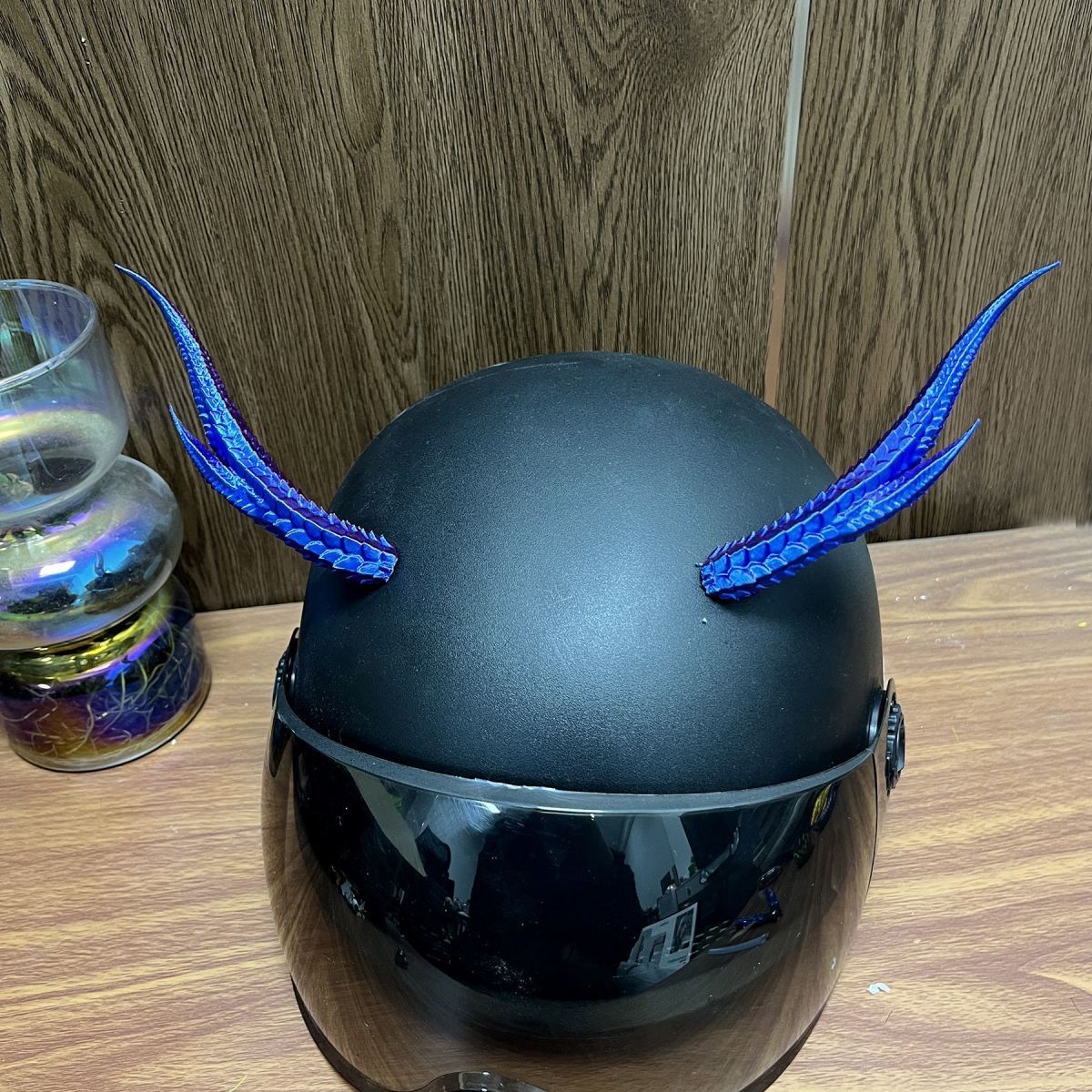 New Style Takeaway Rider Decorations Motorcycle Helmet Accessories Cool Helmet Horns Devil Dragon Horns 3D Ornaments