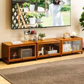 新中式电视柜家用客厅新款茶几电视机柜一体组合墙非实木现代简约