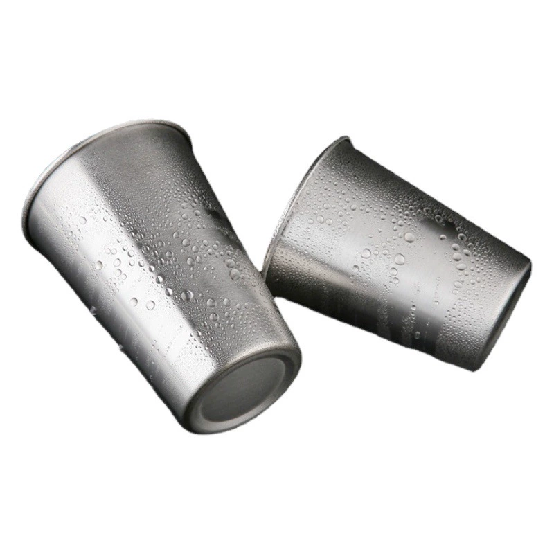 Однослойная пивная кружка из нержавеющей стали 304 на открытом воздухе портативная Автомобильная кружка офисный подарок Удобная кружка с логотипом