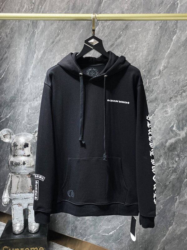 Chrome Heart Hoodie 克罗伈十字架连帽卫衣跨境宽松男女拉链帽衫|undefined