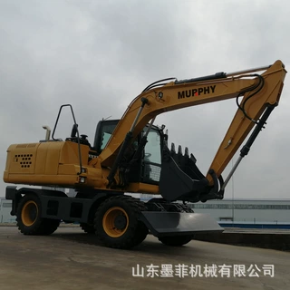 厂家直销小型轮式挖掘机 四轮挖掘机 支持出口