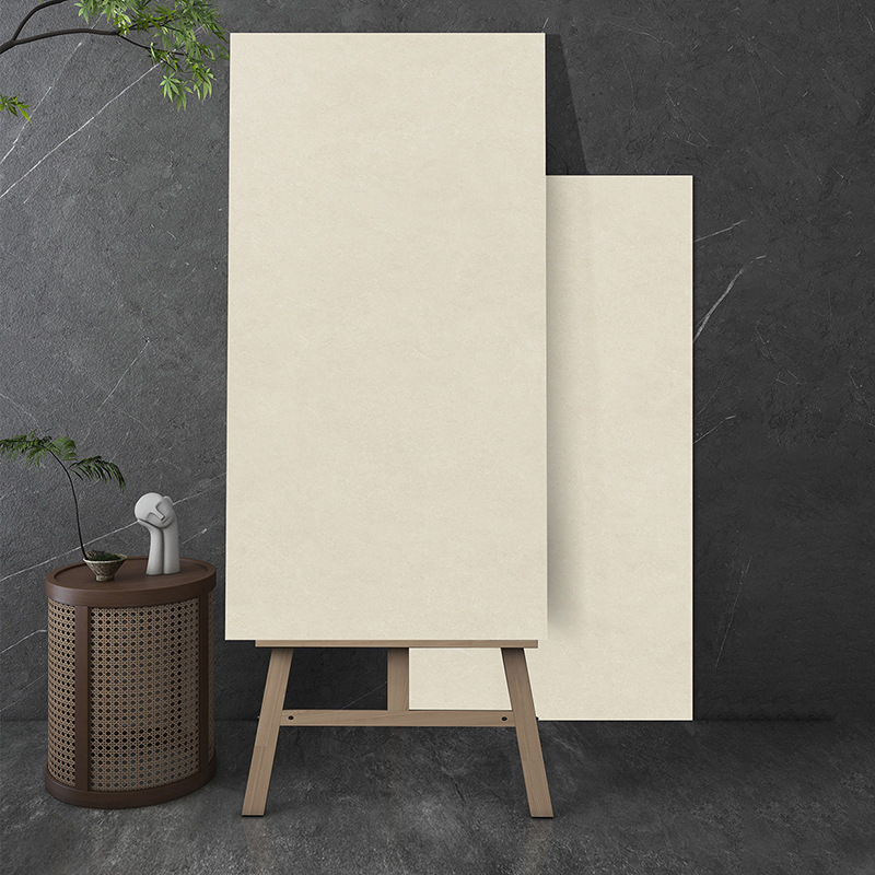 Foshan Ceramic Tiles Matte Antique Tiles 600X1200 Cream Beige Gray Plain Non-Slip Wear-Resistant Ceramic Tiles Floor Tiles