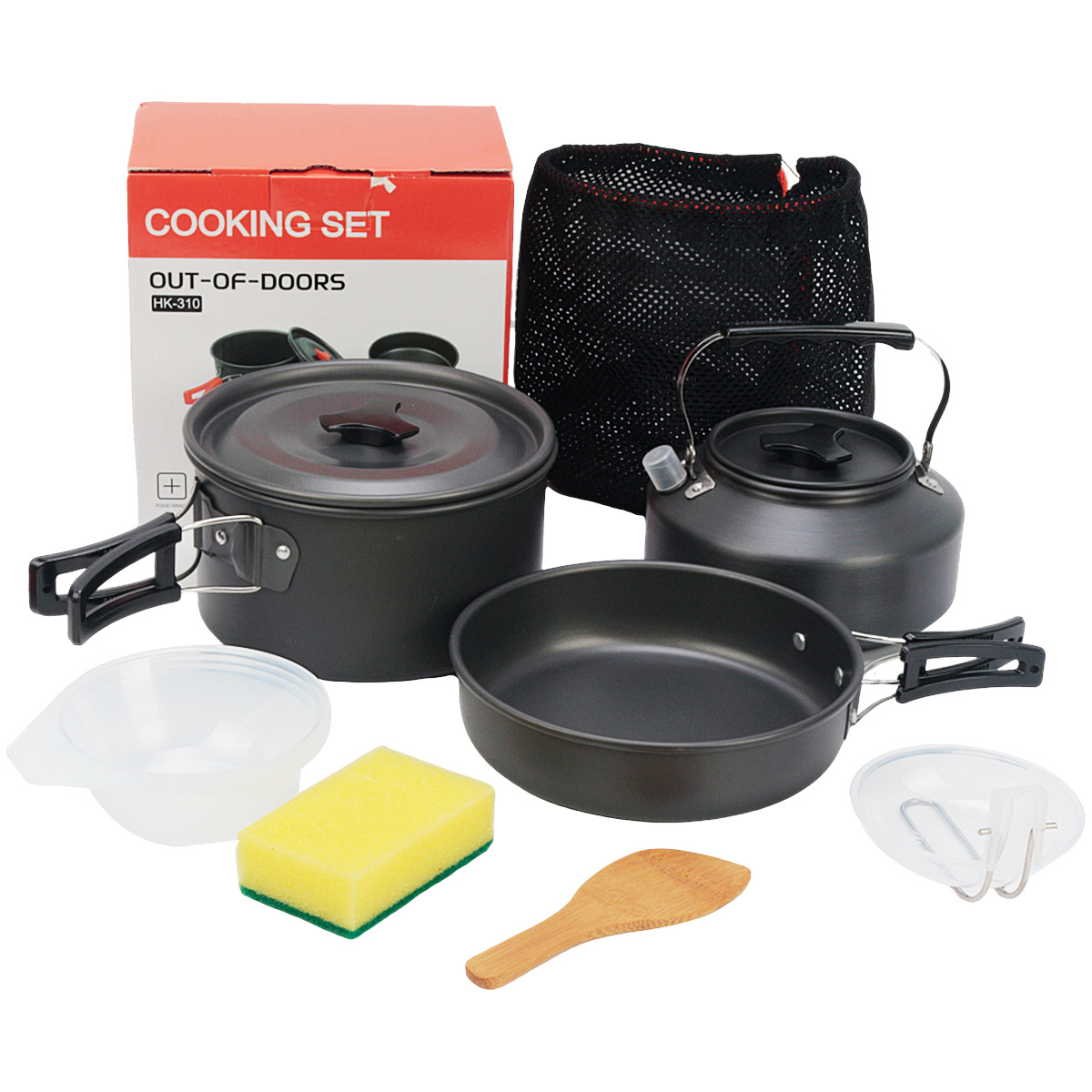 New outdoor HK310 accessories for 2-3 people picnic portable pot with 1L teapot combination set_voghion.com