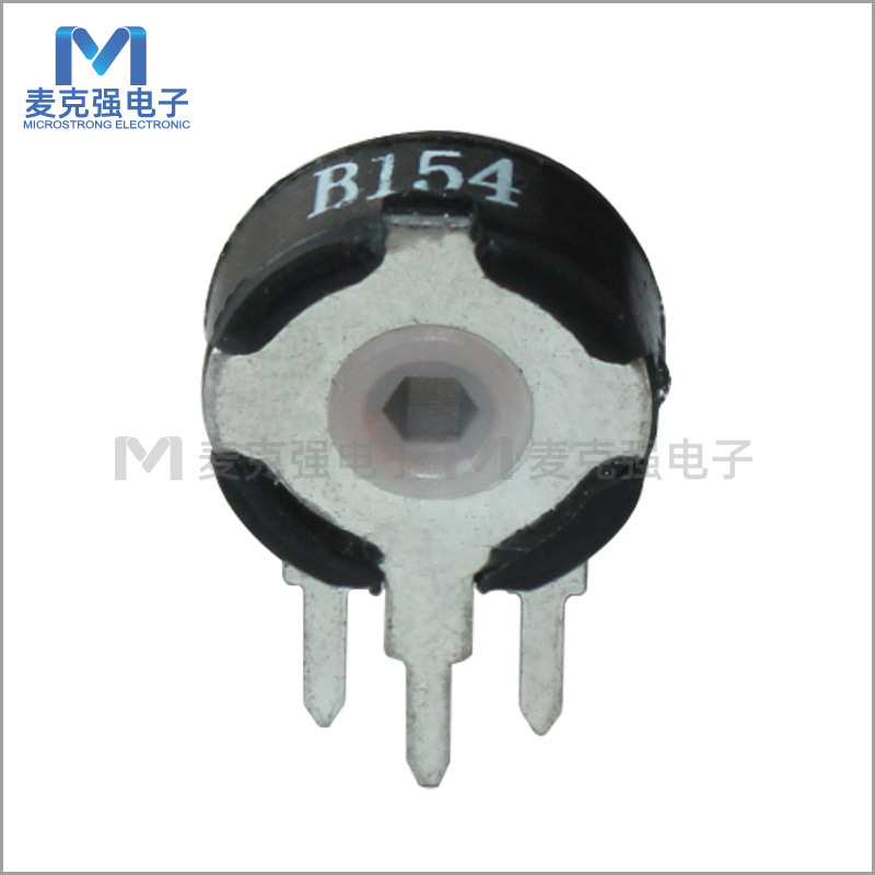 10mm西班牙电位器PT10 B154 150K B150K立式六角孔旋转式精密微调