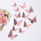 Hollow Butterfly Wall Stickers Three-dimensional Butterfly Wall Stickers Background Decoration Color Butterfly Stickers Wall Decoration Background Wall Stickers