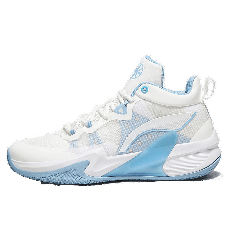 Guochao nuevo desgaste antideslizante profesional zapatos de baloncesto de combate real hombre amortiguador rebote estudiantes zapatos deportivos transpirables image 5