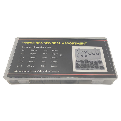 150PC skeleton oil seal, composite gasket set box, cylinder seal, automobile oil seal set