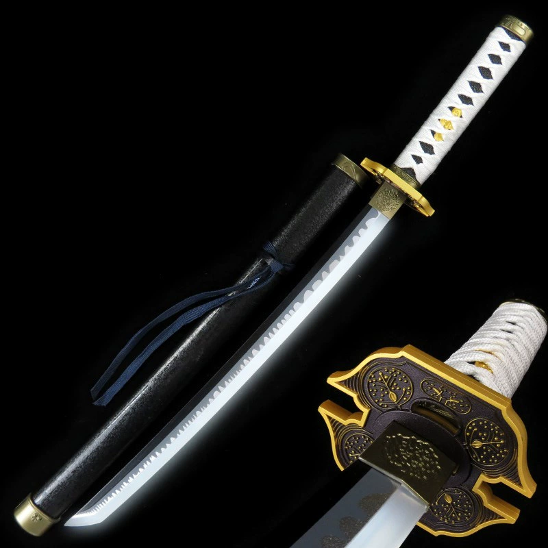 Косплей-меч (Devil May Cry 5) Yanma Knife, ABS-пластик, светящийся LED клинок, детский 80 см/взрослый 110 см