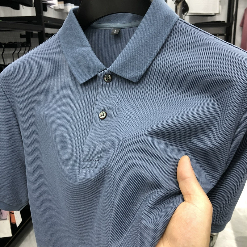 Polo для мужчин, 100% длинноволокнистый хлопок, короткий рукав, рабочий стиль, несколько цветов и размеров