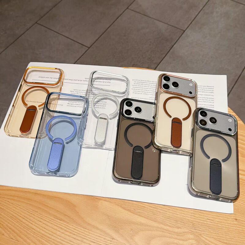 Suitable for Apple 17 Mobile Phone Case, Magnetic Anti-Fall Protection, iPhone 17 Pro Max 360 Rotating Stand, 17 Air Protective Case Suitable for Apple 17 Mobile Phone Case, Magnetic Anti-Fall Protection, iPhone 17 Pro Max 360 Rotating Stand, 17 Air Protective Case